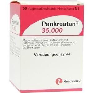 PANKREATAN 36.000 magensaftresistente Hartkapseln