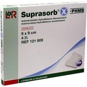 SUPRASORB X+PHMB HydroBalance Wundverb.9x9 cm