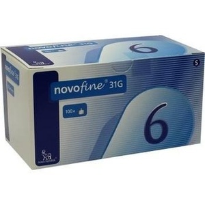 NOVOFINE Nadeln 0,25x6 mm
