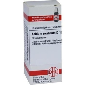 ACIDUM OXALICUM D 12 Globuli