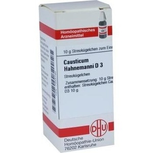 CAUSTICUM HAHNEMANNI D 3 Globuli