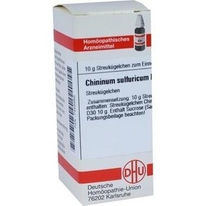 CHININUM SULFURICUM D 30 Globuli