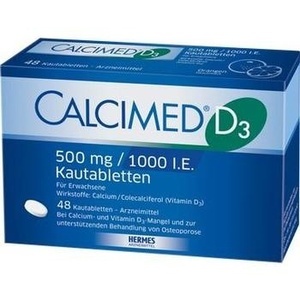 CALCIMED D3 500 mg/1000 I.E. Kautabletten