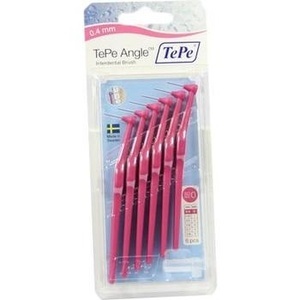 Tepe Abgewinkelte Interdentalbürste (6 Stück) 0,4 mm Rosa