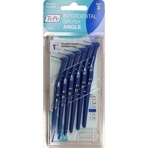 Tepe Abgewinkelte Interdentalbürste (6 Stück) 0,6 mm blau