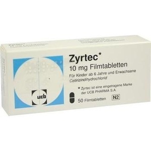 ZYRTEC 10 mg Filmtabletten