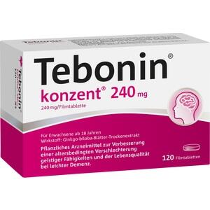 Tebonin Konzent 240mg Filmtabletten