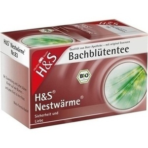 Abbildung von H&s Bachblüten Nestwärme-tee Filterbeutel