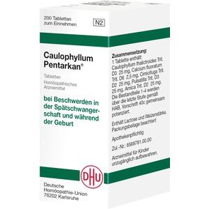 CAULOPHYLLUM PENTARKAN Tabletten