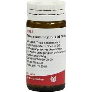 THUJA E SUMMITATIBUS D 6 Globuli