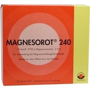 MAGNESOROT 240 Beutel
