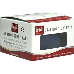 BORT StabiloColor haft Binde 4 cm blau