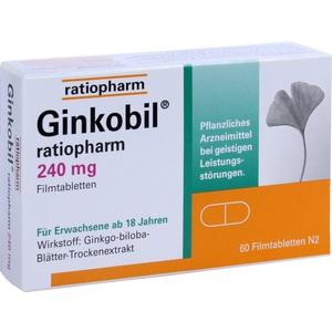 GINKOBIL-ratiopharm 240 mg Filmtabletten