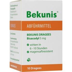 BEKUNIS Dragees Bisacodyl 5 mg magensaftres.Tabl.