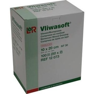 VLIWASOFT Vlieskompressen steril 10x20 cm 6l.