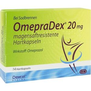 OMEPRADEX 20 mg magensaftresistente Hartkapseln