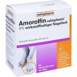 AMOROLFIN-ratiopharm 5% Nagellack (PZN: 09199196) - Effektive Hilfe gegen Nagelpilz