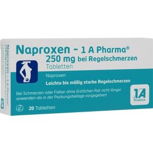 NAPROXEN-1A Pharma 250 mg b.Regelschmerzen Tabl.
