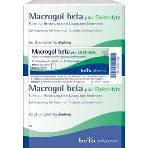 MACROGOL beta plus Elektrolyte Plv.z.H.e.L.z.Einn.
