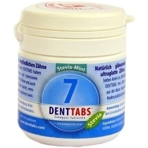 DENTTABS Zahnputztabletten stevia-mint m.Fluorid