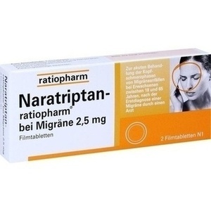 NARATRIPTAN-ratiopharm bei Migräne Filmtabletten (PZN: 09321616) - Effektive Schmerzlinderung für Migränetherapie.