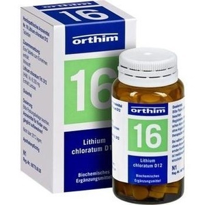 Biochemie Orthim Nr. 16 Lithium Chloratum D12 Tabletten