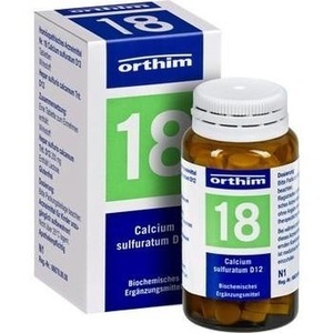 BIOCHEMIE Orthim 18 Calcium sulfuratum D 12 Tabl.