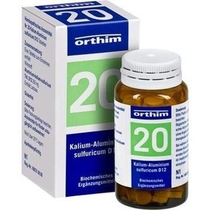 Biochemie Orthim Nr. 20 Kalium-aluminium Sulf. D12 Tabletten