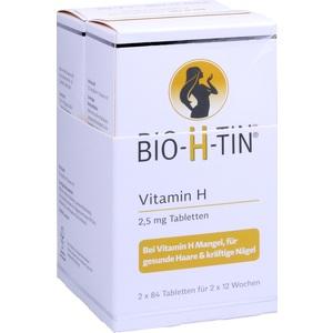 BIO-H-TIN Vitamin H 2,5 mg für 2x12 Wochen Tabl.