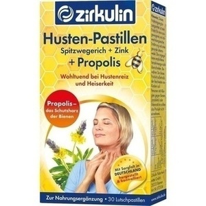 ZIRKULIN Husten Pastillen Spitzwegerich+Zink+Prop.