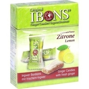 IBONS Zitrone Ingwerkaubonbons Orig.Schachtel IBONS Zitrone Ingwerkaubonbons Orig.Schachtel