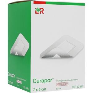 CURAPOR Wundverband steril chirurgisch 5x7 cm