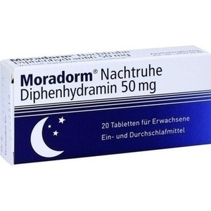 MORADORM Nachtruhe Diphenhydramin 50 mg Tabletten