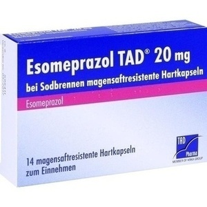 ESOMEPRAZOL TAD 20 mg bei Sodbrennen msr.Hartkaps.
