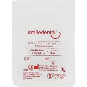 ZAHNSPANGENGUMMIS 5/16 med.naturfarb.7,95 mm Latex