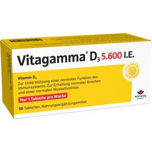 VITAGAMMA D3 5.600 I.E. Vitamin D3 NEM Tabletten