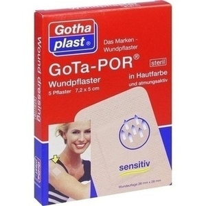 GOTA-POR Wundpflaster 5x7,2 cm steril hautfarben