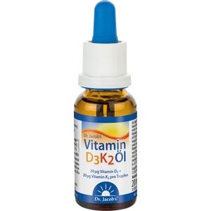 DR.JACOBS Vitamin D3K2 Öl 800 I.E.+20 μg D3+K2 TEI