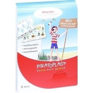 PIRATOPLAST Jungen Pflasterzuschnitt 6x10 cm