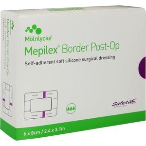 MEPILEX Border Post-OP Schaumverb.haftend 6x8 cm