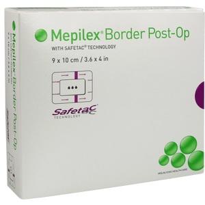 MEPILEX Border Post-OP Verband haftend 9x10 cm