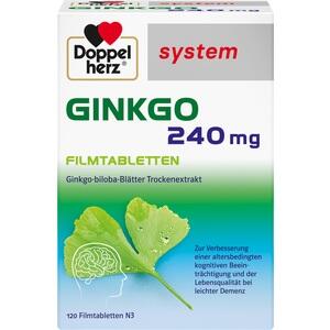 GINKGO 240 mg Doppelherz system Filmtabletten