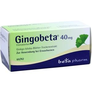 GINGOBETA 40 mg Filmtabletten