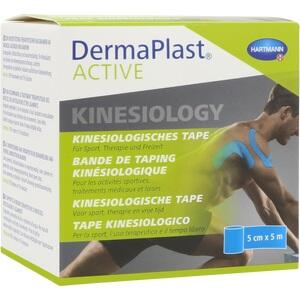 DERMAPLAST Active Kinesiology Tape 5 cmx5 m blau
