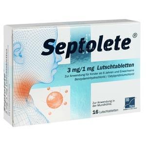 SEPTOLETE 3 mg/1 mg Lutschtabletten