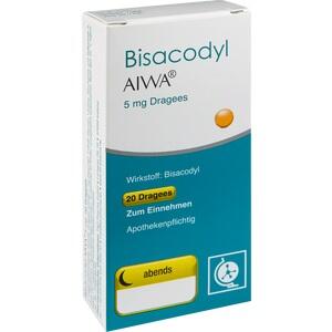 BISACODYL AIWA 5 mg Dragees