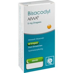 BISACODYL AIWA 5 mg Dragees