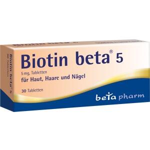 BIOTIN BETA 5 Tabletten