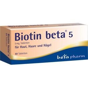 BIOTIN BETA 5 Tabletten