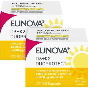 EUNOVA DuoProtect D3+K2 1000 I.E./80 μg Kaps.Kombi